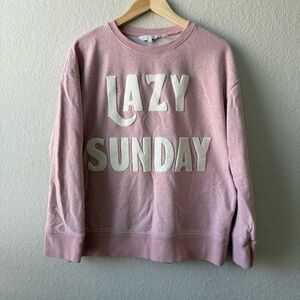 Shiraleah Pink 'Lazy Sunday'‎ Sweatshirt
